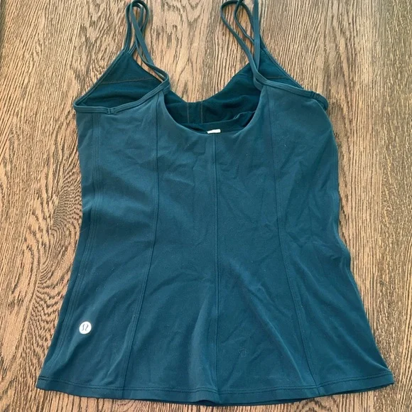 Lululemon “Hugged and Held” Tank in Royal Emerald - Picture 4 of 5